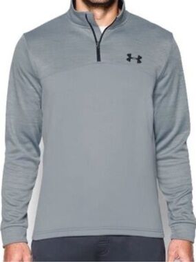UNDER ARMOUR I Pullover 1/4 Zip Gray Size XL